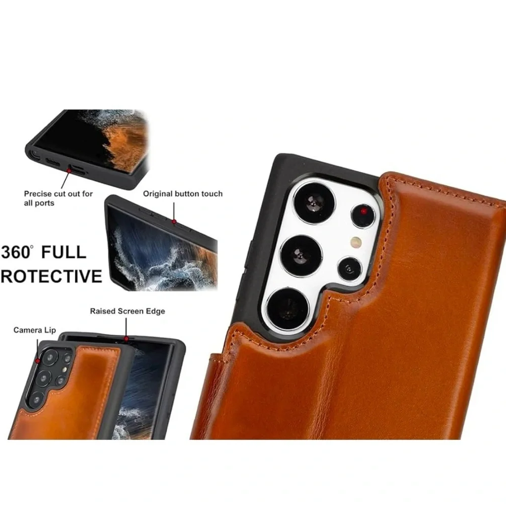 VENOULT Detachable Wallet Case for Samsung Galaxy S24 Ultra 6.8”- NWT